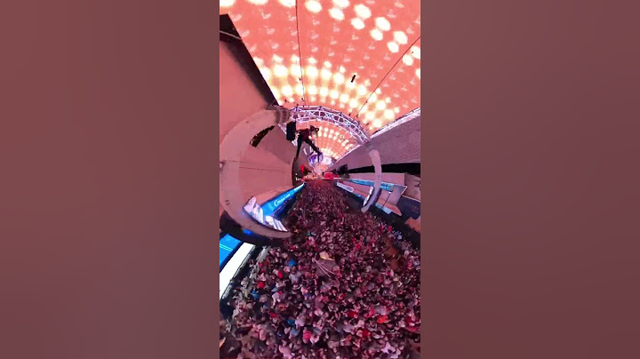 Aerial view of my concert in Las Vegas Nevada downtown on Fremont Street- Wow￼