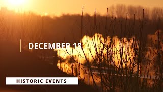 What happened on today's day? (December 18) HISTORIC EVENTS in chronological order | @calendarium