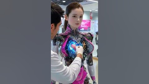 Guy Tries Out the Newest Girlfriend Robot at the Expo. #robot #ai #airobot #tech #robotgirlfriend