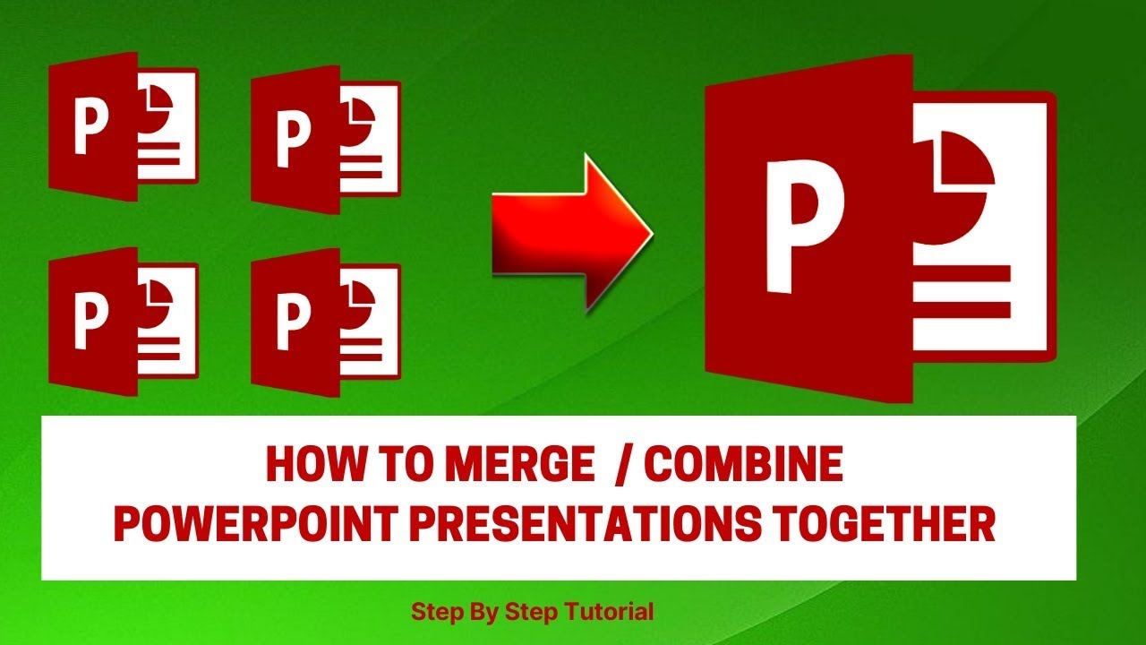 how to combine 2 presentations