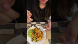 #สปาเกตตี้ #พริกเผา #ทะเล น่าทานมากก 🤤🍤#spaghetti #bangkokfood #อาหารไทย #thaistreetfood #หิว