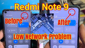 Redmi Note 9 Low Network Problem 100%✅