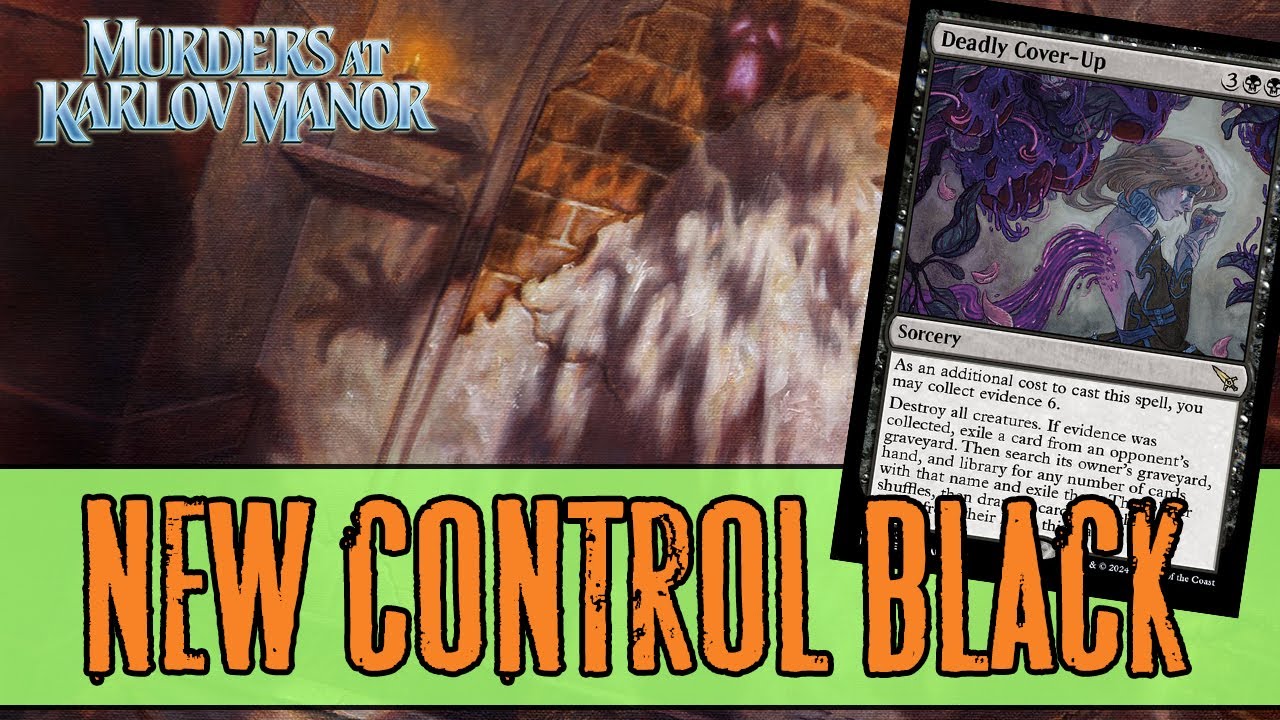 Самый ЧЁРНЫЙ Контроль! Mono Black Control Standard MTG Arena Murders at Karlov Manor DECK GUIDE