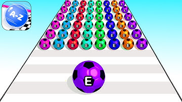 📌Satisfying Mobile Game: AZ Run, Number Run, Marble Run.... All Levels Top Free Gameplay Walkthrough