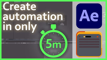 Create an Automation in After Effects in less than 5 Minutes!