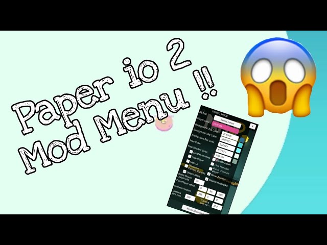 Paper.io Hacked Menu