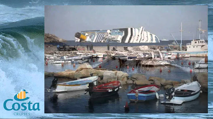 COSTA CONCORDIA before and after disaster January 2012