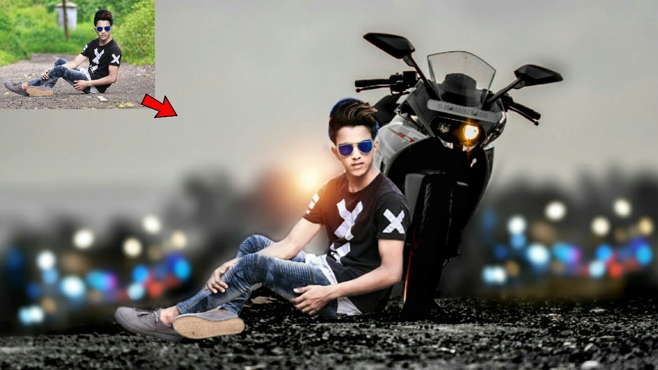 Picsart bike photo editing Picsart photo manipulation picsart best