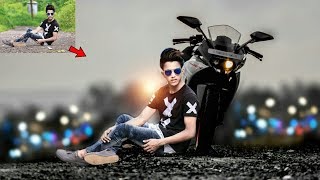 Picsart bike photo editing | Picsart photo manipulation | picsart best photo editing tutorial screenshot 5