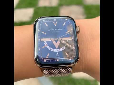 Louis Vuitton Apple watch face - YouTube