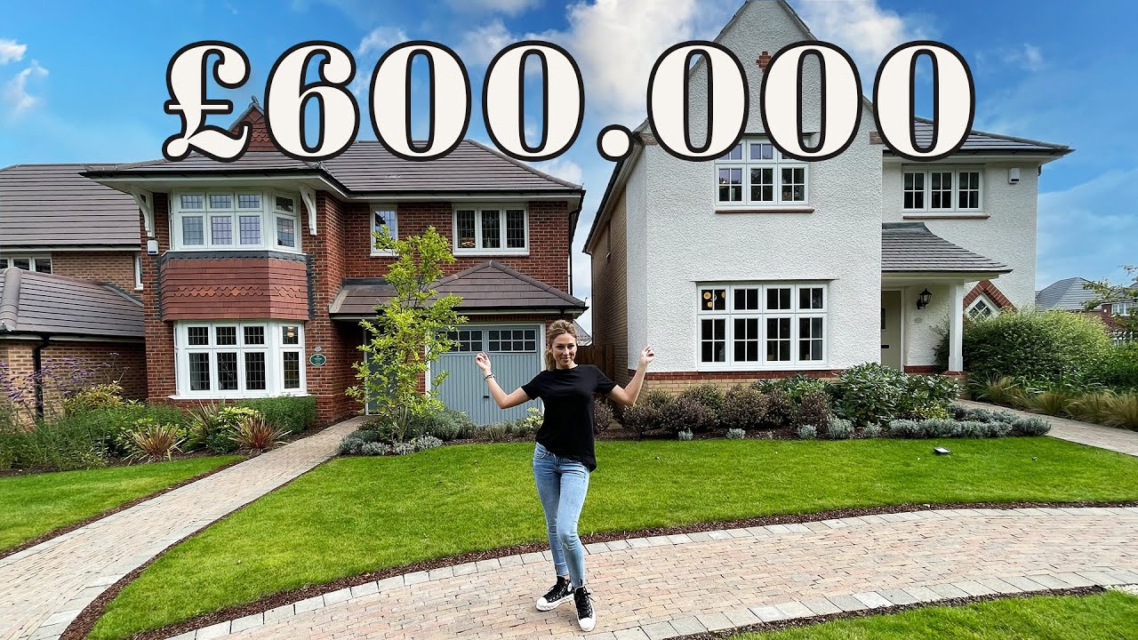 Inside 2 new build homes £600,000 price point | House tour UK  3 - 4 bedroom Redrow