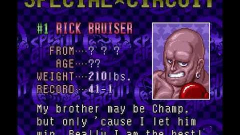 "Super Punch-Out!!" Music : 22 - Rick Bruiser