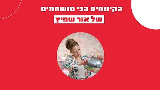 המתכונים הכי מושחתים של אור שפיץ