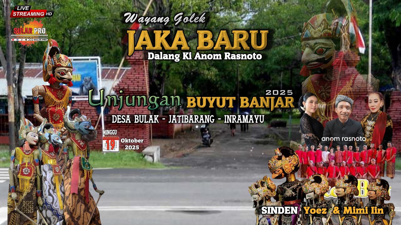 🟢LIVE WAYANG GOLEK JAKA BARU Pesta Rakyat Unjungan Mba Buyut Banjar 19 Oktober 2025