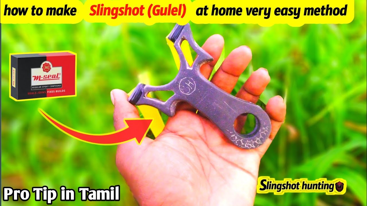 how to make Slingshot (Gulel) howtoaimslingshot bushcraftSlingshot