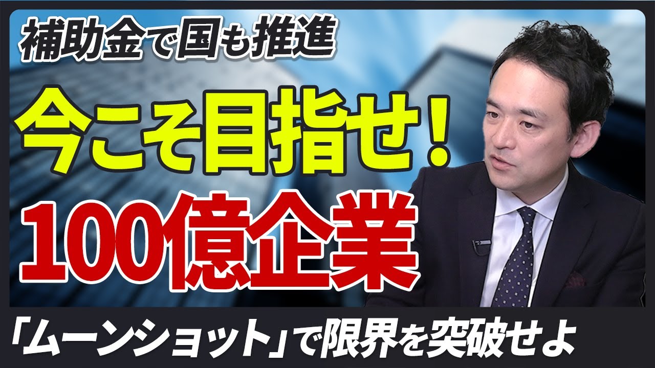 【全経営者必見】2025年売上を伸ばす経営戦略「100億企業化」 補助金で国も支援