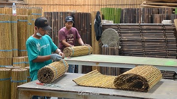 Bamboo Cendani Roll - Loading Container Bamboo Cendani