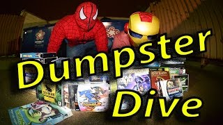 Insane Dumpster Dive - GameStop & Half Price Books - Dreamcast Finds - DeeDave