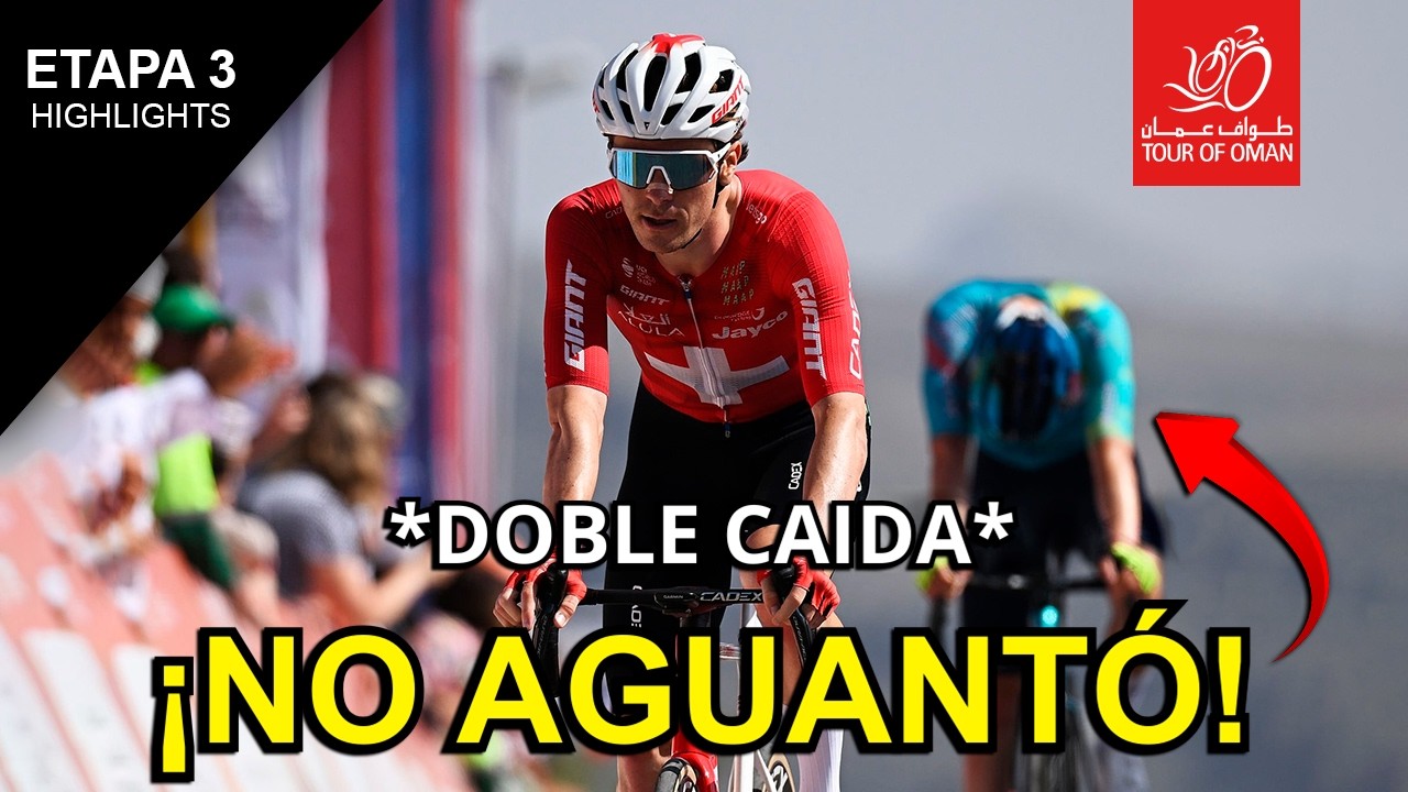 ¡CAOS EN LA RUTA! 😧 Tour de Oman 2026 | Etapa 3 Highlights