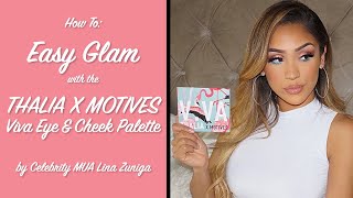 Easy Glam with the THALIA X MOTIVES® Viva Eye & Cheek Palette by Celebrity MUA Lina Zuniga screenshot 3