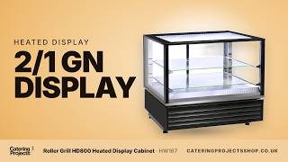 Roller Grill HD800 Heated Display Cabinet | HW167 | Serve Over Cabinet | Catering Projects Shop