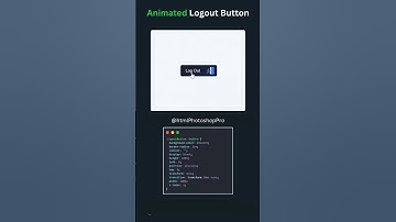 Animated Logout Button #html_css #shortsvideo #shorts #short #viralshort