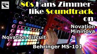 Behringer MS-101 + Novation Circuit & Mininova jam