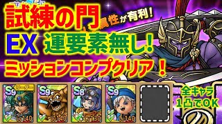 【ドラクエタクト】試練の門 EX 運要素無し！ミッションコンプクリア！全キャラ1凸でOK！【聖夜の星に願いを～ノエルマウンテンの奇跡～】