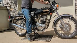 1973 Norton Commando Cold Start