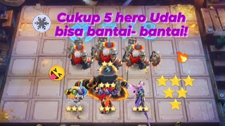 Cukup 5 Hero Musuh Auto Jadi Abu‼️ Magic Chess MLBB indonesia