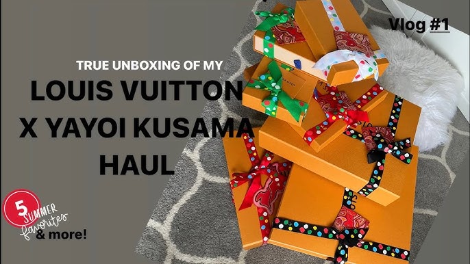 Louis Vuitton Yayoi Kusama unboxing🫠🥲🤭 #unboxing #unboxingvideo