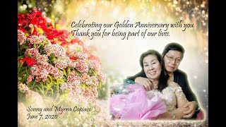 Golden Anniversary of Sonny and Myrna Copiaco