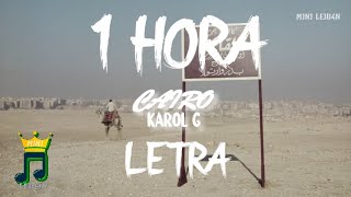 (🔥 1 Hora-Letra-VideoOFC) KAROL G - CAIRO | nose si es el alcohol lo que me tiene confensando