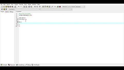 Cara membuat perulangan menggunakan Do-While pada aplikasi Dev c++