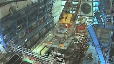 Construction of the ATLAS detector.