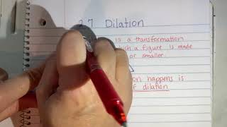 2.7 Dilation