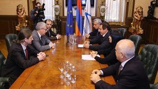 Gagik Tsarukyan Received Vice-President Of The European Parliament Richard Charnetsky