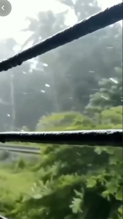 Indian train journey in Rain