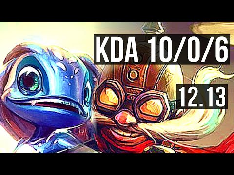 FIZZ vs CORKI (MID) | 10/0/6, Legendary, 1.2M mastery, 600+ games | EUW Diamond | 12.13