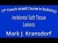 Incidental Soft Tissue Lesions - Mark J. Kransdorf