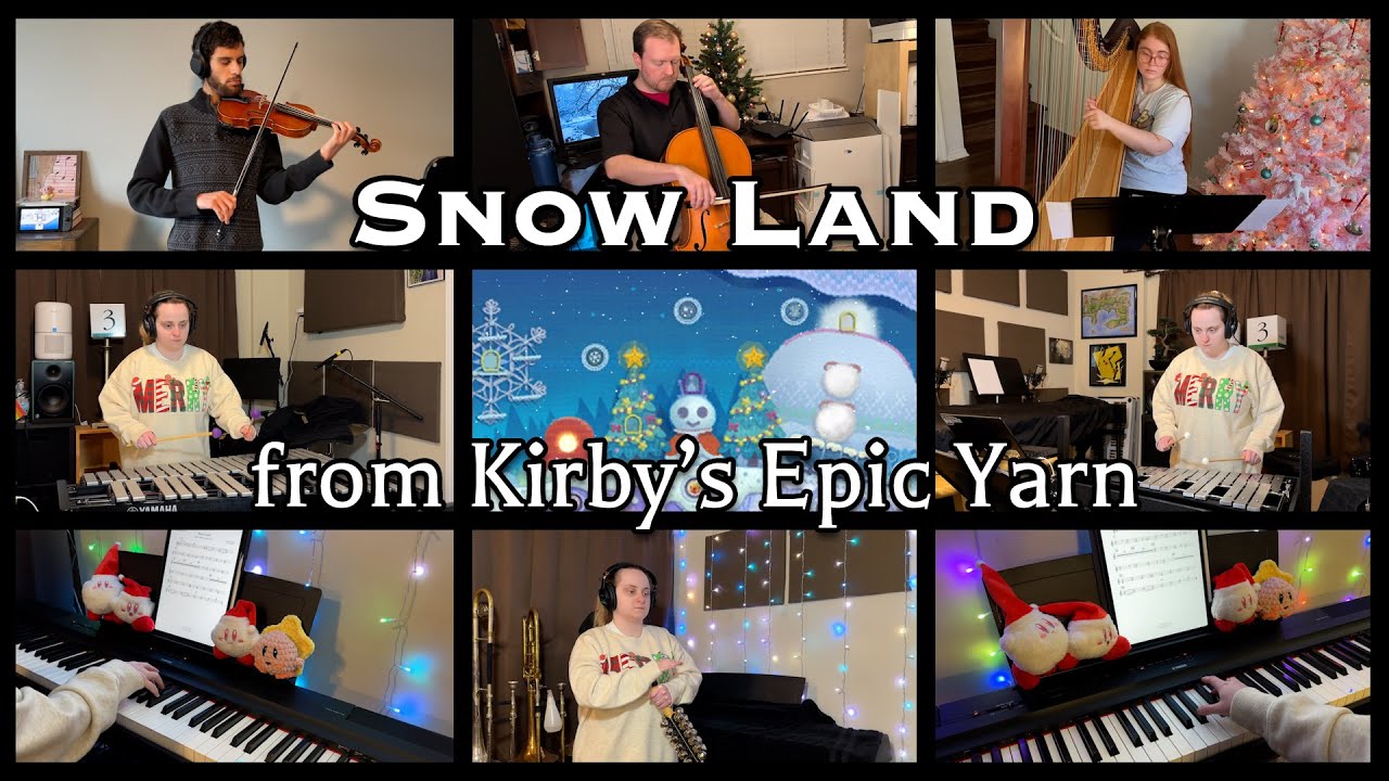 Snow Land - Kirby's Epic Yarn (Cover) | V-Ron Media ft. VGM Friends!