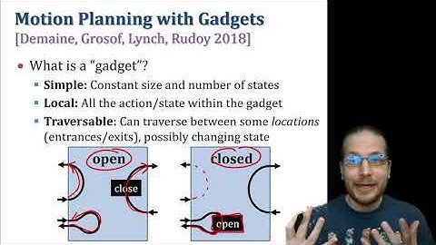 Understanding the Complexity of Motion Planning through Gadgets (talk from TJCDCGGG2021)