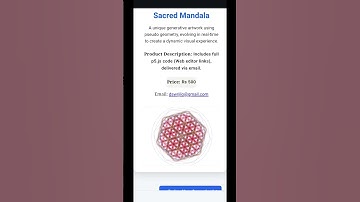 Generative coding art | Sacred Geometry with P5js (www.p5jsart.space)#codinglife #p5js #java