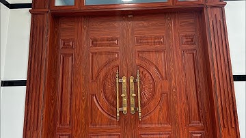 Cửa thép vân gỗ cao cấp thi công lắp đặt tại bạc liêu
