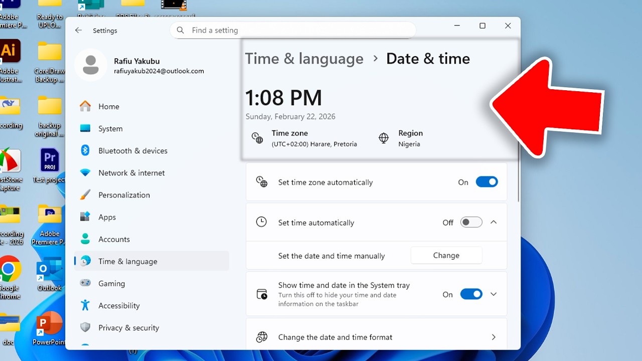 Fix Wrong Date & Time on Windows PC | Complete Reset Guide - YouTube