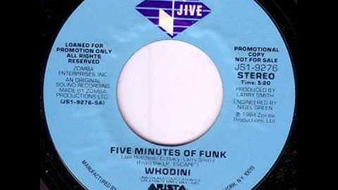 Thumbnail of Whodini   Five Minutes Of Funk