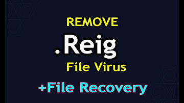 Reig File Virus Ransomware .Reig Removal (in 2min)