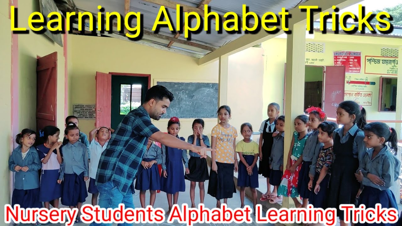 Learning Alphabet 🔤 for Nursery Students|| Alphabet Learning Tricks ...