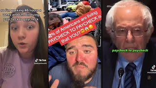 TikTok on living Paycheck to Paycheck | RANT ON INFLATION | EVERYONE IS BROKE AND TIRED |