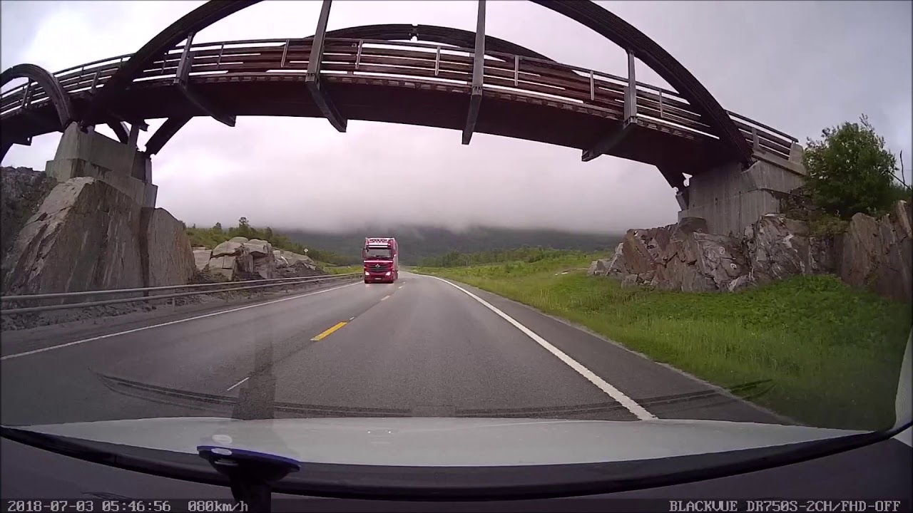 Driving through Norway (Part 2/5) Bodø - Trondheim on the E6